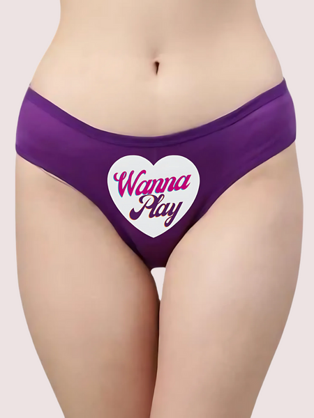 Wanna Play in Style- Heart-themed Custom Panty