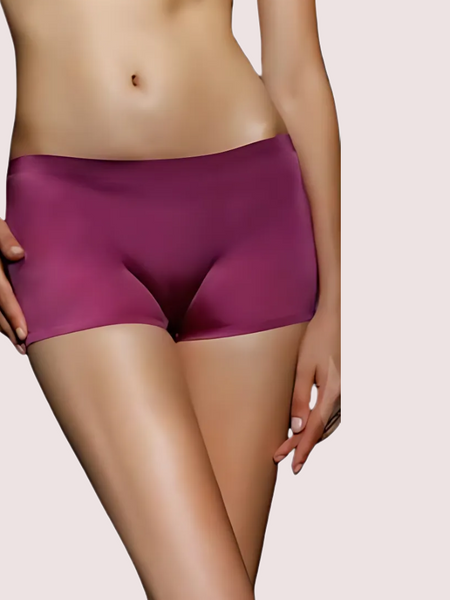 Women's Seamless Ice Silk Boyshorts Panties (4pcs)