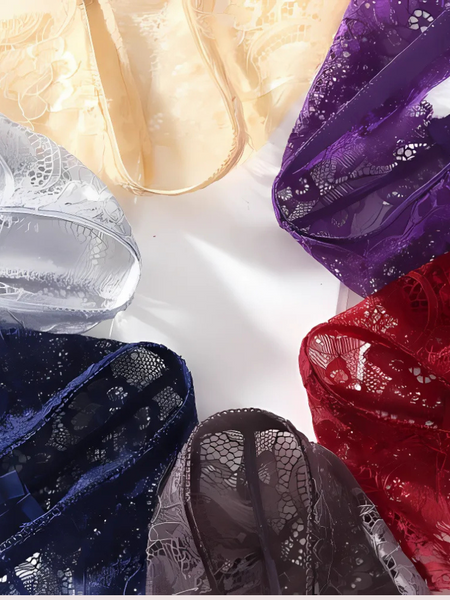Women Sexy Lace Lingerie Briefs Thongs Panties