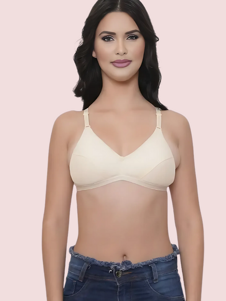 Breezy Comfort 2-Pack Cotton Summer Bra – Assorted Colors