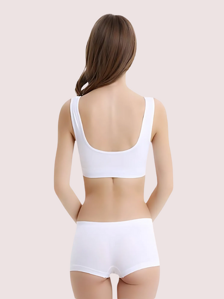 Contrast Medium Support Sports Bra Twin Pack