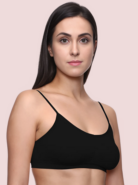 Chic & Flirty Thin Straps Sports Bra- Pack of 3