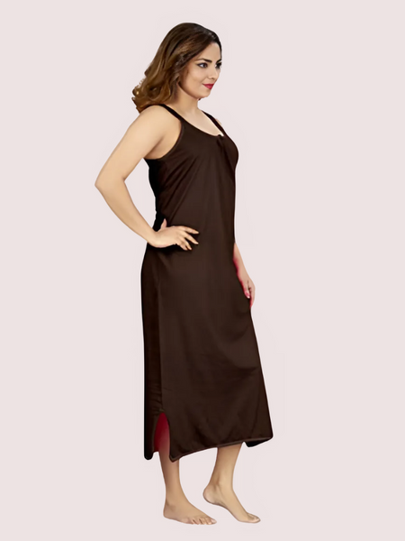 Women's Long Cotton Nightgown Slip
