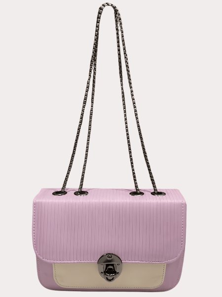 LavishLily Lavender Chain Sling Bag for Women