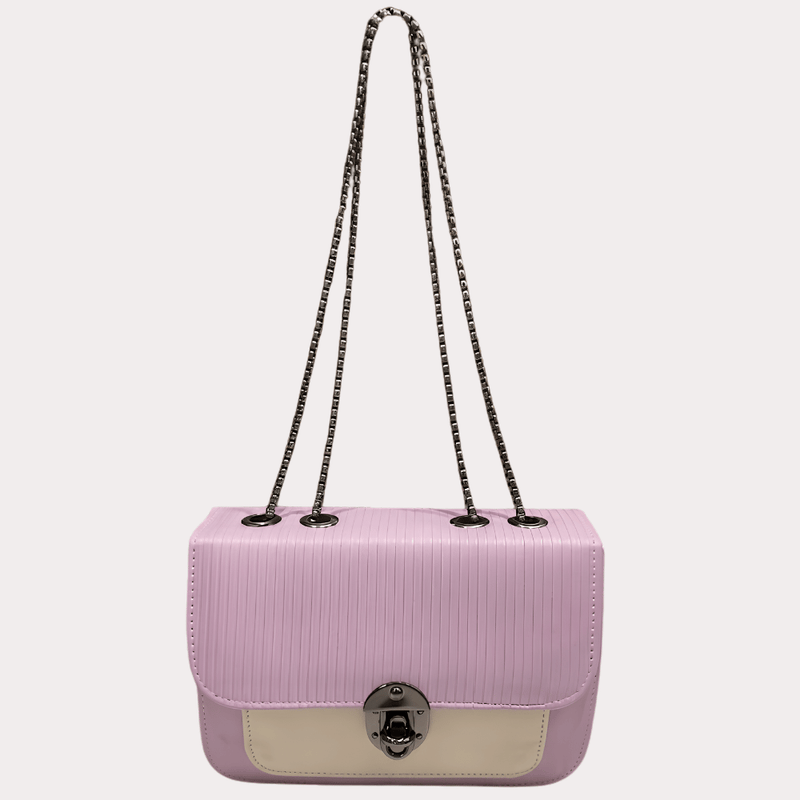 LavishLily Lavender Chain Sling Bag for Women