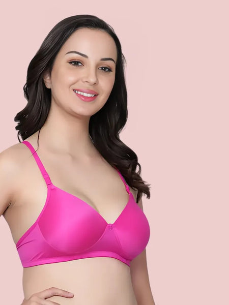 Bliss Wear Non-Wired Padded Bra Essentials – 6 Pack