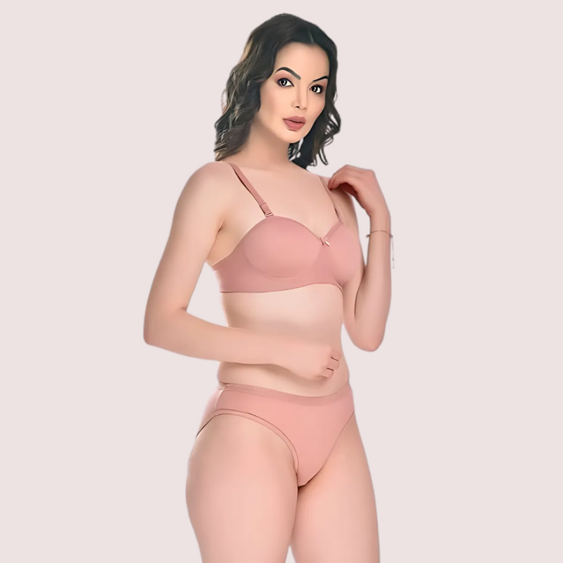 Padded Cotton Bra Panty Set for a Sexy You (2 pack)