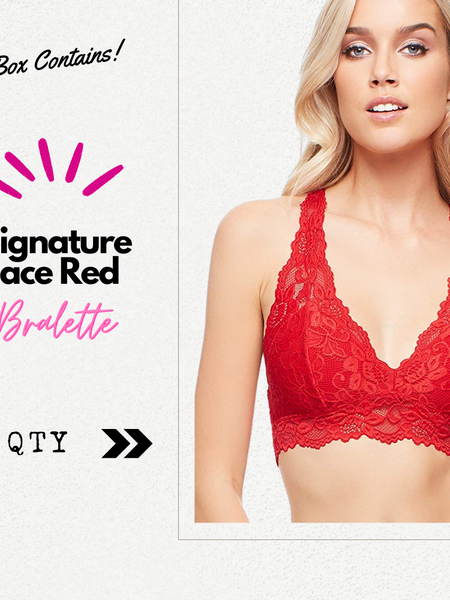 Cherry Kisses Red Lingerie Box