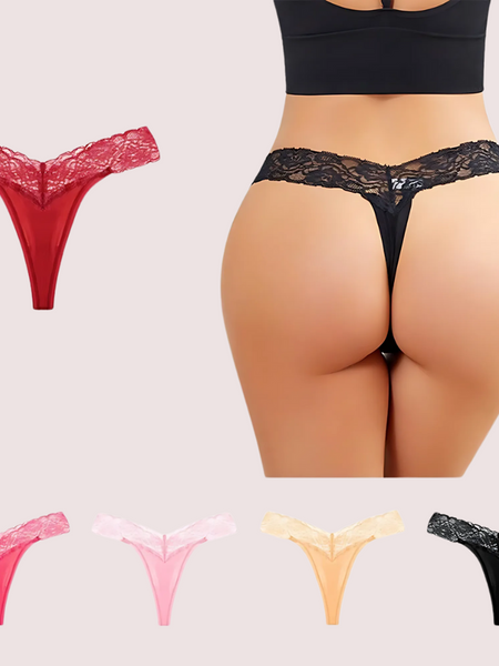 Beautiful Seamless Lace Panties Pack (of 5)