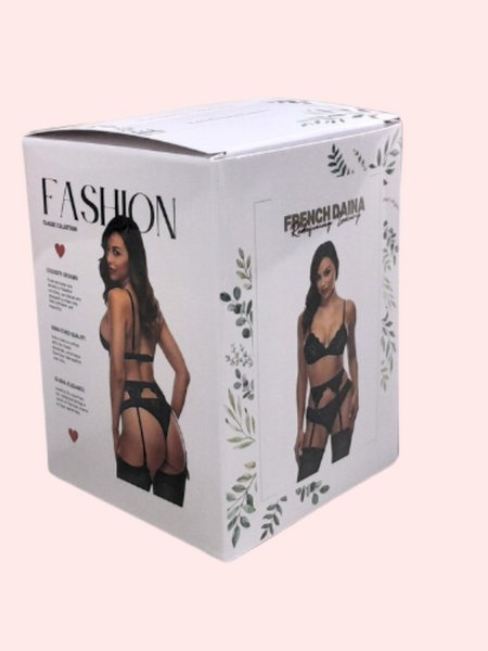 French Daina Schoolgirl Roleplay Costumes with Luxury Panty Gift