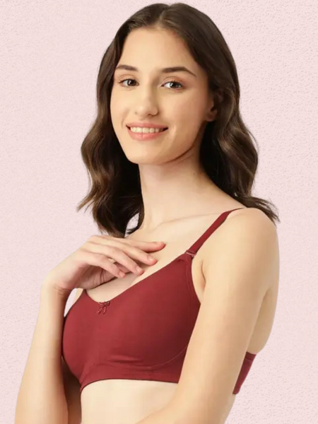 Breathable Cotton Non-Padded Bra – Women’s 2-Pack