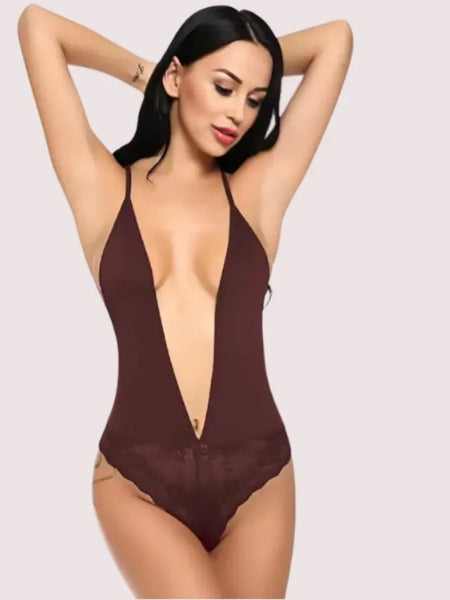Chic and Comfy Sheer Nightwear Bodysuit