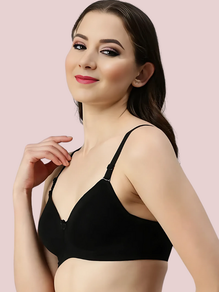 Burgundy Bloom – Maroon Padded Bra (2-Pack )
