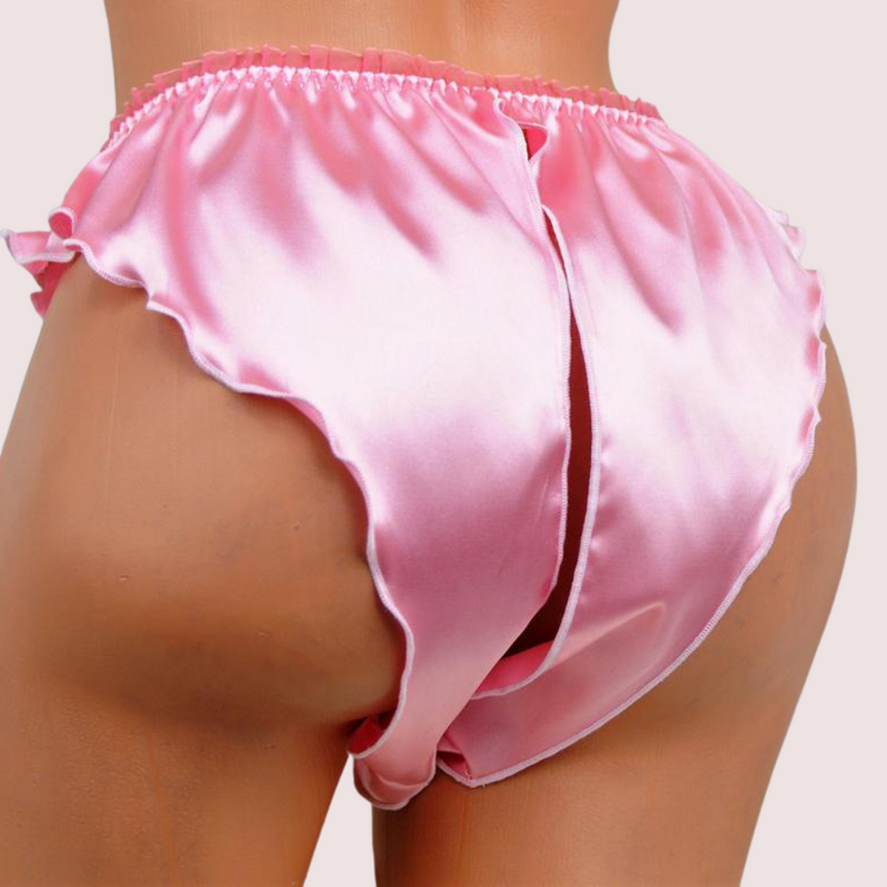 Pure Whisper Crotchless French Knickers