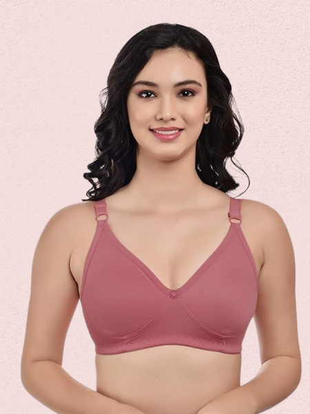 Women’s Cotton Non-Padded Wire-Free Bra Pack of 3