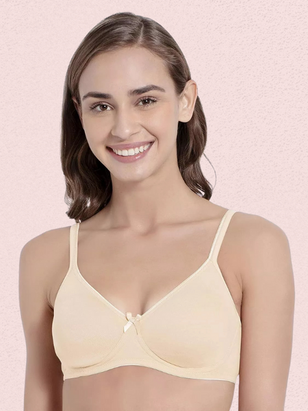 Women’s Soft Cotton Non-Wired Bra (Pack of 2)