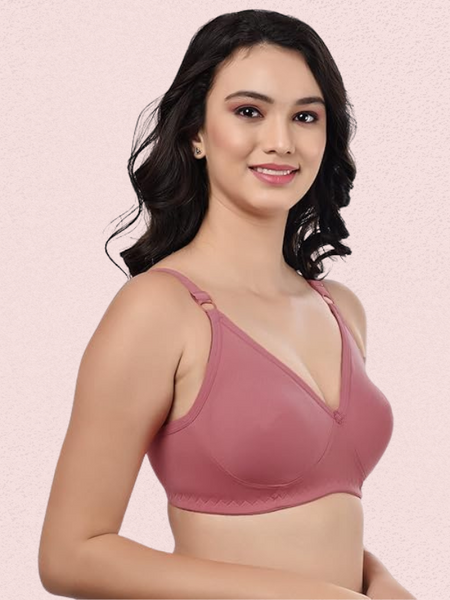 Women’s Cotton Non-Padded Wire-Free Bra Pack of 3