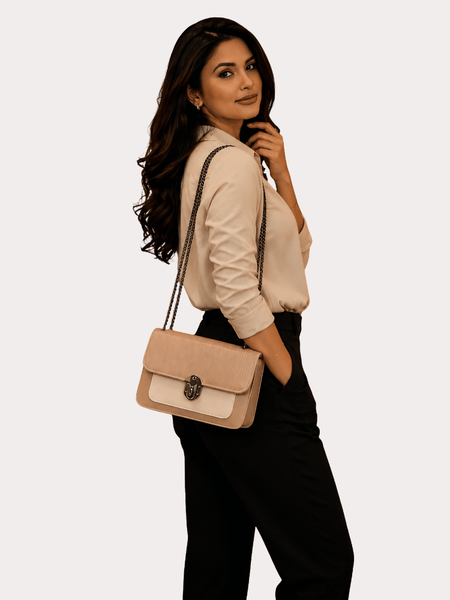 Ivory Grace Premium Chain Sling Bag