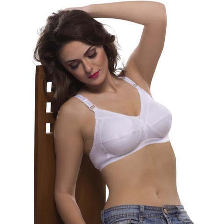 प्लस साइज़ कॉटन ब्रा 50 साइज़ तक ( 3 का पैक )