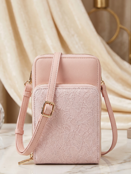 Blush Bloom Ethnic Crossbody Sling Bag