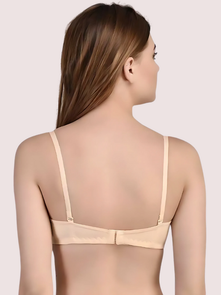 Women Beige Full Coverage Lightly Padded Bra