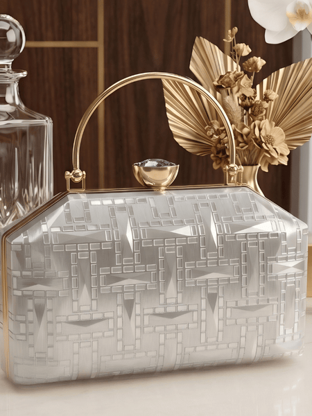 Crystal Pearl Luxe Statement Handbag