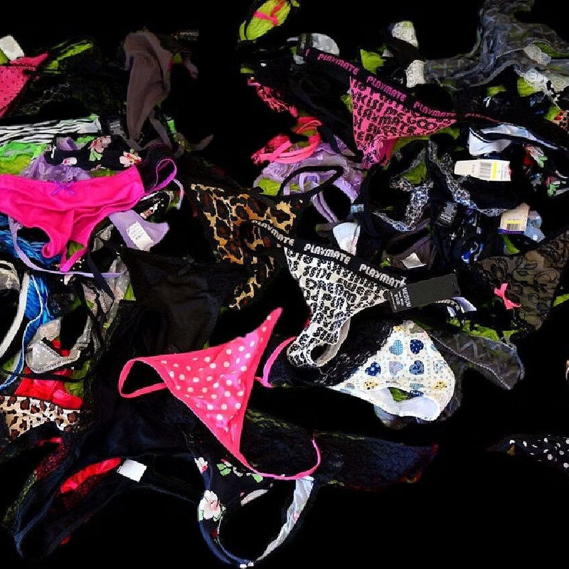 (Pk of 6) Affordable women's thong underwear