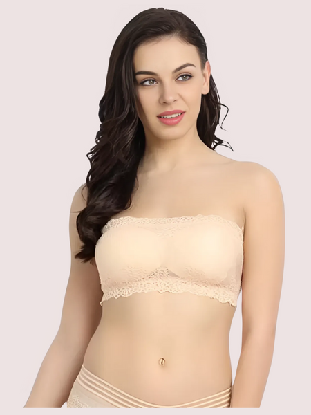 Wirefree and Stretchable Tube Bra for Ultimate Comfort