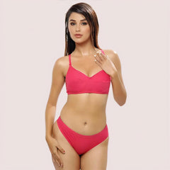 सेरेनीसॉफ्ट ब्रा और पैंटी सेट - 2 पैक