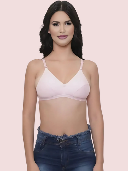 Breezy Comfort 2-Pack Cotton Summer Bra – Assorted Colors