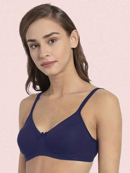 Women’s Cotton All-Day Wear Bra – Non-Wired, 2-Pack